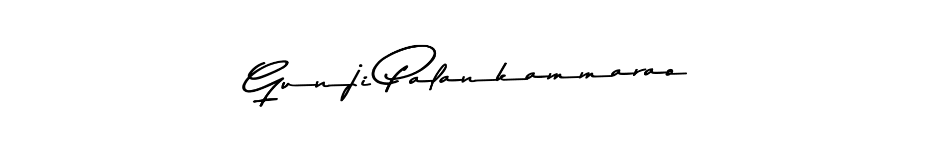 You should practise on your own different ways (Asem Kandis PERSONAL USE) to write your name (Gunji Palankammarao) in signature. don't let someone else do it for you. Gunji Palankammarao signature style 9 images and pictures png