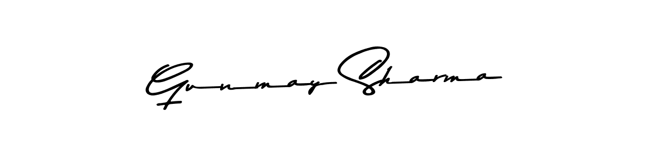 Also we have Gunmay Sharma name is the best signature style. Create professional handwritten signature collection using Asem Kandis PERSONAL USE autograph style. Gunmay Sharma signature style 9 images and pictures png