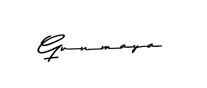 You should practise on your own different ways (Asem Kandis PERSONAL USE) to write your name (Gunmaya) in signature. don't let someone else do it for you. Gunmaya signature style 9 images and pictures png