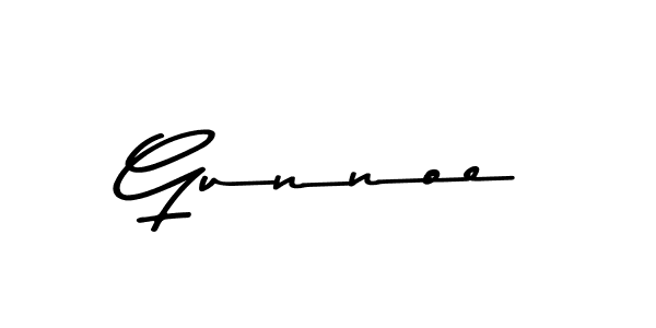 How to make Gunnoe name signature. Use Asem Kandis PERSONAL USE style for creating short signs online. This is the latest handwritten sign. Gunnoe signature style 9 images and pictures png