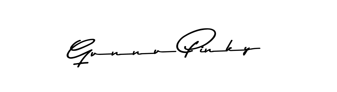The best way (Asem Kandis PERSONAL USE) to make a short signature is to pick only two or three words in your name. The name Gunnu Pinky include a total of six letters. For converting this name. Gunnu Pinky signature style 9 images and pictures png