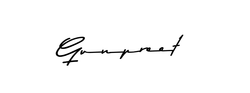 Gunpreet stylish signature style. Best Handwritten Sign (Asem Kandis PERSONAL USE) for my name. Handwritten Signature Collection Ideas for my name Gunpreet. Gunpreet signature style 9 images and pictures png