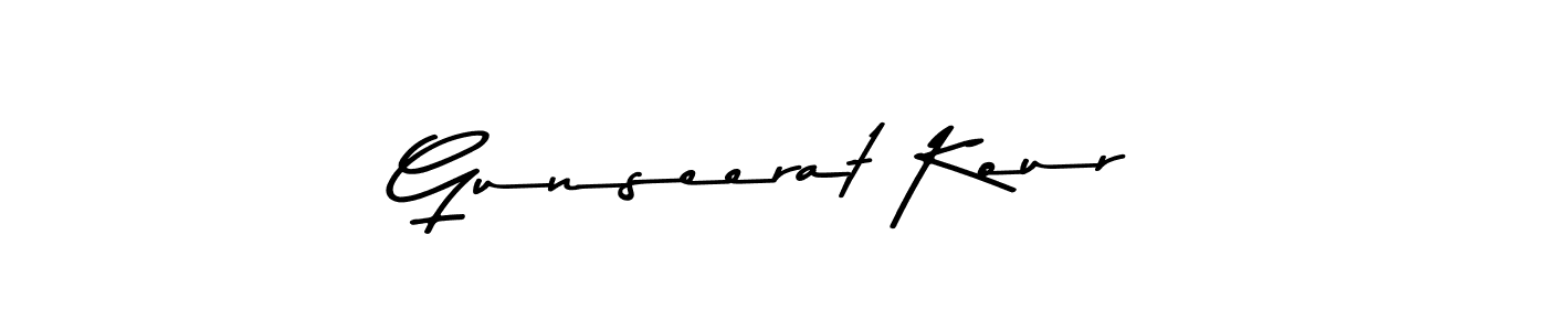 How to make Gunseerat Kour signature? Asem Kandis PERSONAL USE is a professional autograph style. Create handwritten signature for Gunseerat Kour name. Gunseerat Kour signature style 9 images and pictures png