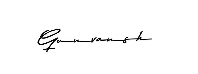 Similarly Asem Kandis PERSONAL USE is the best handwritten signature design. Signature creator online .You can use it as an online autograph creator for name Gunvansh. Gunvansh signature style 9 images and pictures png