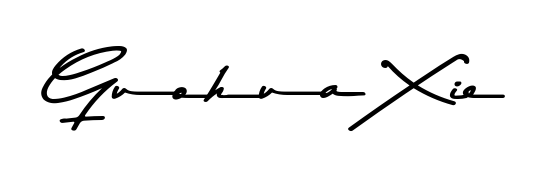 Enhance your business communications with Guohua Xie signature in Asem Kandis PERSONAL USE lettering. Clean, modern, and universally compatible. Guohua Xie signature style 9 images and pictures png