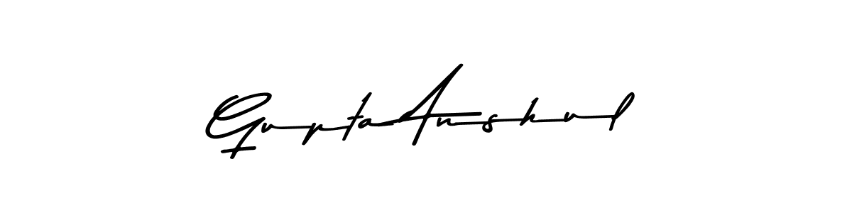 Create a beautiful signature design for name Gupta Anshul. With this signature (Asem Kandis PERSONAL USE) fonts, you can make a handwritten signature for free. Gupta Anshul signature style 9 images and pictures png