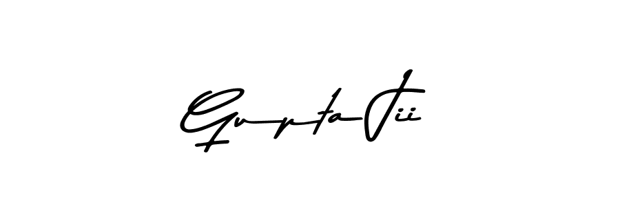 Use a signature maker to create a handwritten signature online. With this signature software, you can design (Asem Kandis PERSONAL USE) your own signature for name Gupta Jii. Gupta Jii signature style 9 images and pictures png