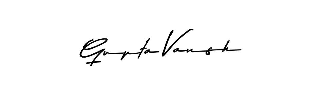 The best way (Asem Kandis PERSONAL USE) to make a short signature is to pick only two or three words in your name. The name Gupta Vansh include a total of six letters. For converting this name. Gupta Vansh signature style 9 images and pictures png