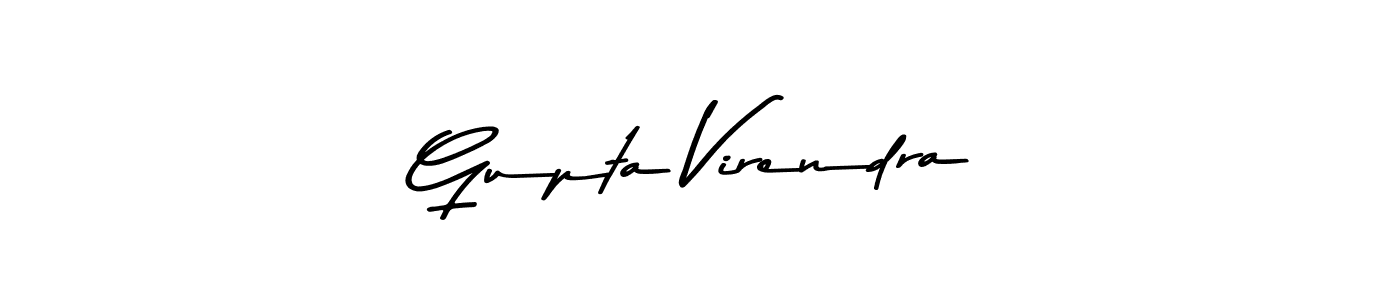 Similarly Asem Kandis PERSONAL USE is the best handwritten signature design. Signature creator online .You can use it as an online autograph creator for name Gupta Virendra. Gupta Virendra signature style 9 images and pictures png