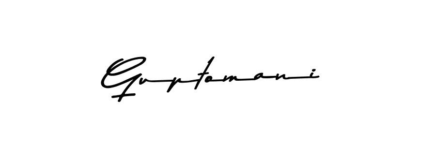 How to make Guptomani signature? Asem Kandis PERSONAL USE is a professional autograph style. Create handwritten signature for Guptomani name. Guptomani signature style 9 images and pictures png