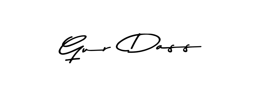 This is the best signature style for the Gur  Dass name. Also you like these signature font (Asem Kandis PERSONAL USE). Mix name signature. Gur  Dass signature style 9 images and pictures png