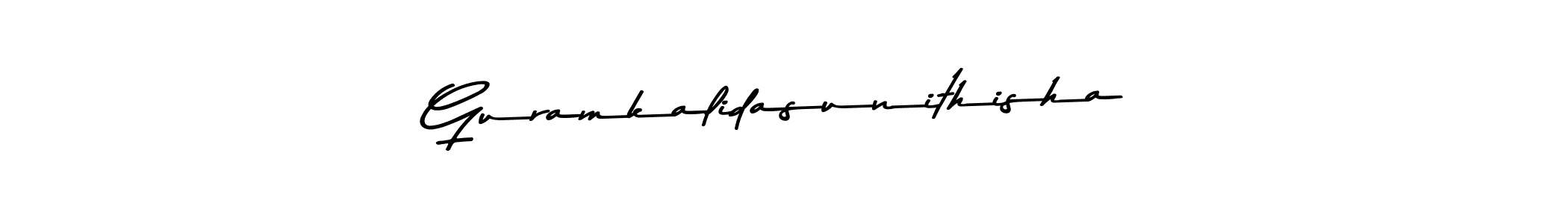 See photos of Guramkalidasunithisha official signature by Spectra . Check more albums & portfolios. Read reviews & check more about Asem Kandis PERSONAL USE font. Guramkalidasunithisha signature style 9 images and pictures png