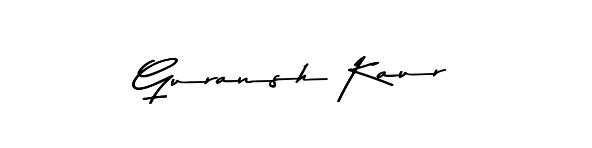 You should practise on your own different ways (Asem Kandis PERSONAL USE) to write your name (Guransh Kaur) in signature. don't let someone else do it for you. Guransh Kaur signature style 9 images and pictures png
