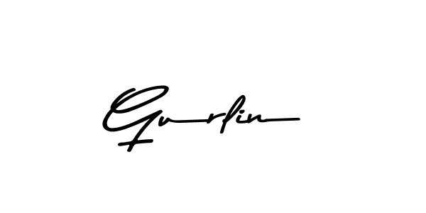 Gurlin stylish signature style. Best Handwritten Sign (Asem Kandis PERSONAL USE) for my name. Handwritten Signature Collection Ideas for my name Gurlin. Gurlin signature style 9 images and pictures png