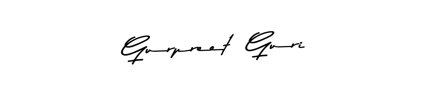 Also You can easily find your signature by using the search form. We will create Gurpreet  Guri name handwritten signature images for you free of cost using Asem Kandis PERSONAL USE sign style. Gurpreet  Guri signature style 9 images and pictures png