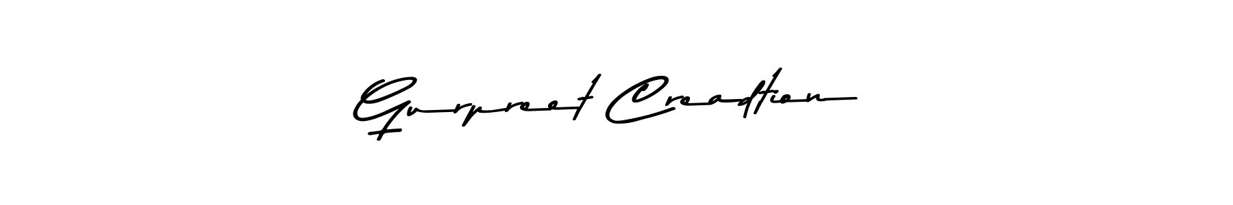 The best way (Asem Kandis PERSONAL USE) to make a short signature is to pick only two or three words in your name. The name Gurpreet Creadtion include a total of six letters. For converting this name. Gurpreet Creadtion signature style 9 images and pictures png