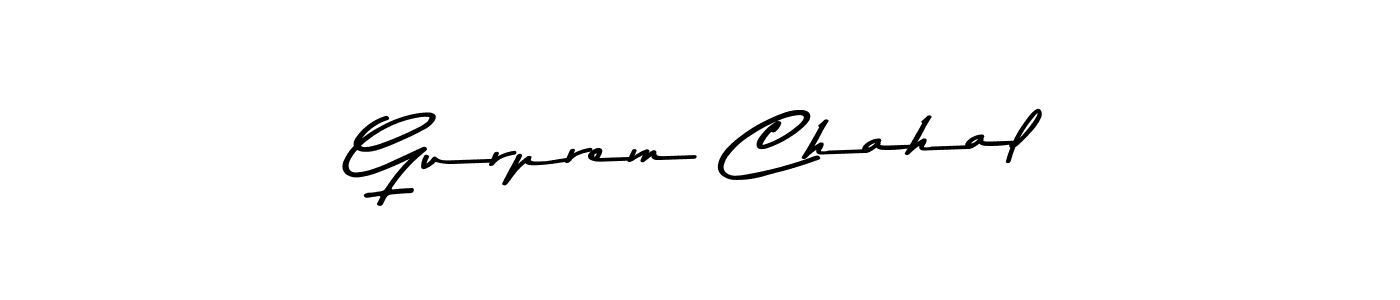 Asem Kandis PERSONAL USE is a professional signature style that is perfect for those who want to add a touch of class to their signature. It is also a great choice for those who want to make their signature more unique. Get Gurprem Chahal name to fancy signature for free. Gurprem Chahal signature style 9 images and pictures png