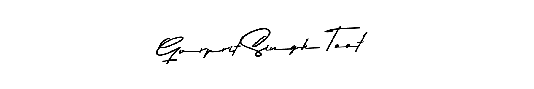 Use a signature maker to create a handwritten signature online. With this signature software, you can design (Asem Kandis PERSONAL USE) your own signature for name Gurprit Singh Toot. Gurprit Singh Toot signature style 9 images and pictures png