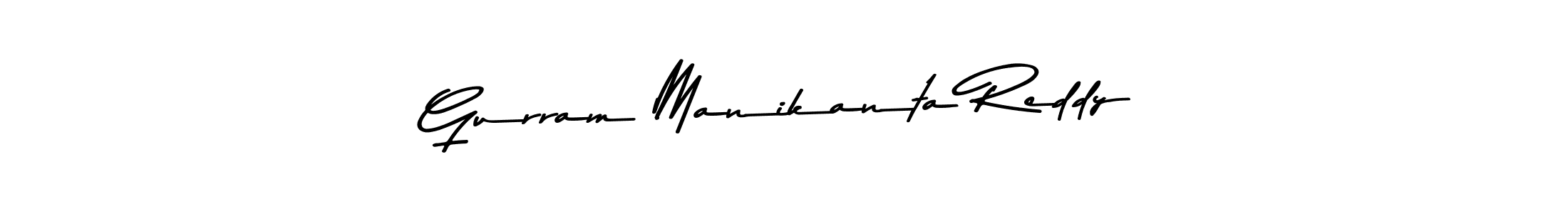 Use a signature maker to create a handwritten signature online. With this signature software, you can design (Asem Kandis PERSONAL USE) your own signature for name Gurram Manikanta Reddy. Gurram Manikanta Reddy signature style 9 images and pictures png