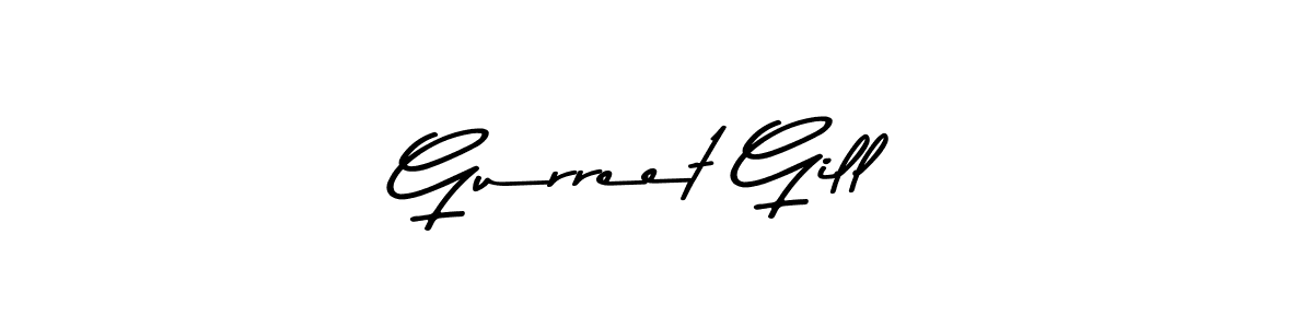 Use a signature maker to create a handwritten signature online. With this signature software, you can design (Asem Kandis PERSONAL USE) your own signature for name Gurreet Gill. Gurreet Gill signature style 9 images and pictures png