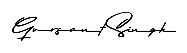 You should practise on your own different ways (Asem Kandis PERSONAL USE) to write your name (Gursant Singh) in signature. Don't let someone else do it for you. Gursant Singh signature style 9 images and pictures png