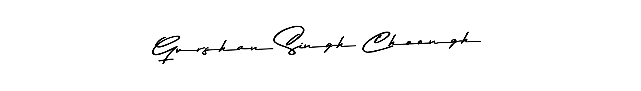 Design your own signature with our free online signature maker. With this signature software, you can create a handwritten (Asem Kandis PERSONAL USE) signature for name Gurshan Singh Choongh. Gurshan Singh Choongh signature style 9 images and pictures png