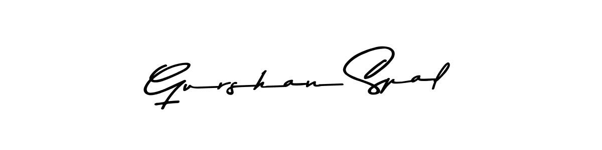Use a signature maker to create a handwritten signature online. With this signature software, you can design (Asem Kandis PERSONAL USE) your own signature for name Gurshan Spal. Gurshan Spal signature style 9 images and pictures png