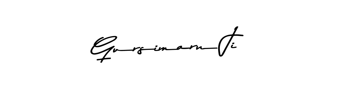 Similarly Asem Kandis PERSONAL USE is the best handwritten signature design. Signature creator online .You can use it as an online autograph creator for name Gursimarn Ji. Gursimarn Ji signature style 9 images and pictures png