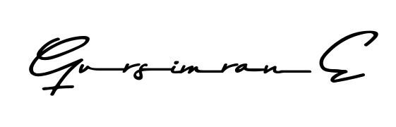 The best way (Asem Kandis PERSONAL USE) to make a short signature is to pick only two or three words in your name. For converting this name Gursimran E. Gursimran E signature style 9 images and pictures png