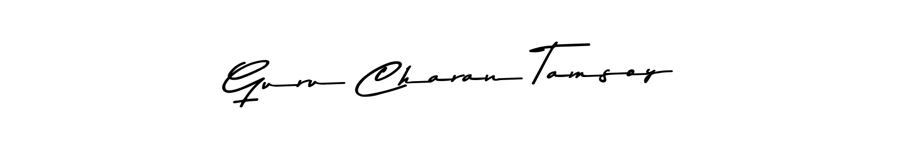 Use a signature maker to create a handwritten signature online. With this signature software, you can design (Asem Kandis PERSONAL USE) your own signature for name Guru Charan Tamsoy. Guru Charan Tamsoy signature style 9 images and pictures png