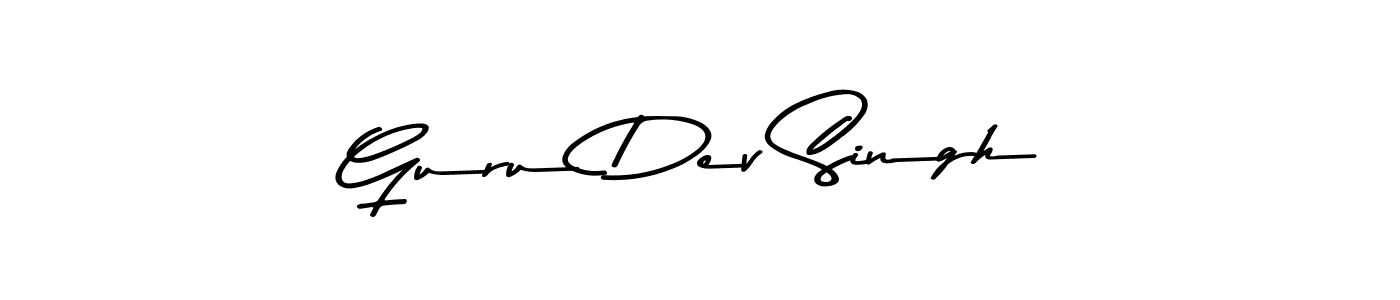 Create a beautiful signature design for name Guru Dev Singh. With this signature (Asem Kandis PERSONAL USE) fonts, you can make a handwritten signature for free. Guru Dev Singh signature style 9 images and pictures png