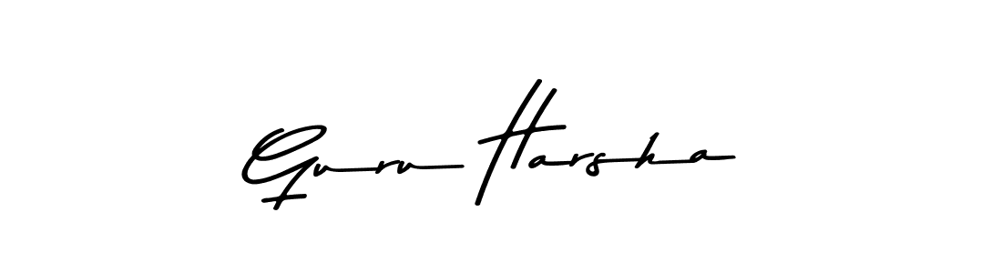 This is the best signature style for the Guru Harsha name. Also you like these signature font (Asem Kandis PERSONAL USE). Mix name signature. Guru Harsha signature style 9 images and pictures png