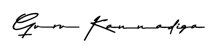 A dynamic signature style for Guru Kannadiga using Asem Kandis PERSONAL USE script. Designed to look authentic, handwritten, and professional. Guru Kannadiga signature style 9 images and pictures png