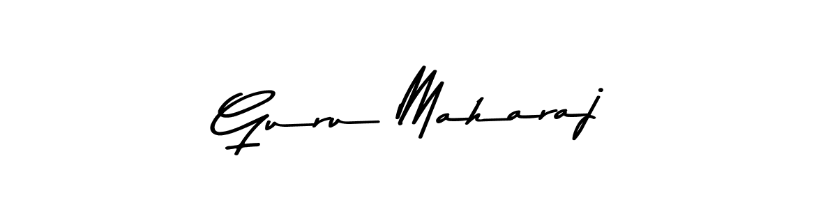 How to make Guru Maharaj signature? Asem Kandis PERSONAL USE is a professional autograph style. Create handwritten signature for Guru Maharaj name. Guru Maharaj signature style 9 images and pictures png