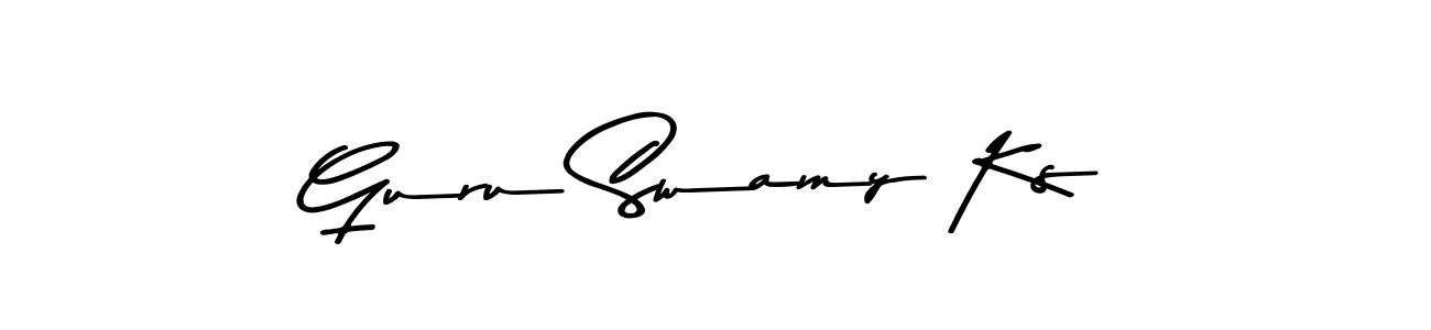 The best way (Asem Kandis PERSONAL USE) to make a short signature is to pick only two or three words in your name. The name Guru Swamy Ks include a total of six letters. For converting this name. Guru Swamy Ks signature style 9 images and pictures png