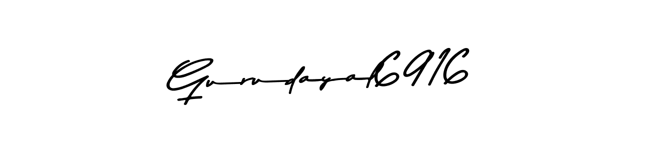 Design your own signature with our free online signature maker. With this signature software, you can create a handwritten (Asem Kandis PERSONAL USE) signature for name Gurudayal6916. Gurudayal6916 signature style 9 images and pictures png