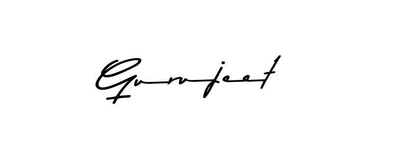 How to make Gurujeet signature? Asem Kandis PERSONAL USE is a professional autograph style. Create handwritten signature for Gurujeet name. Gurujeet signature style 9 images and pictures png