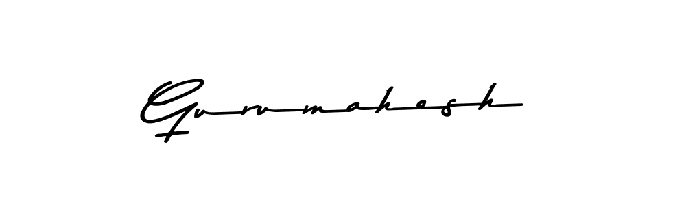 Gurumahesh stylish signature style. Best Handwritten Sign (Asem Kandis PERSONAL USE) for my name. Handwritten Signature Collection Ideas for my name Gurumahesh. Gurumahesh signature style 9 images and pictures png