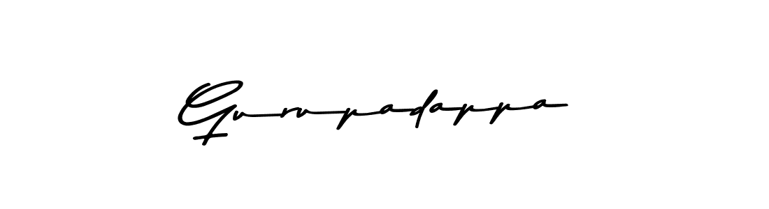 Gurupadappa stylish signature style. Best Handwritten Sign (Asem Kandis PERSONAL USE) for my name. Handwritten Signature Collection Ideas for my name Gurupadappa. Gurupadappa signature style 9 images and pictures png