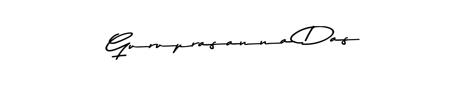 Guruprasanna Das stylish signature style. Best Handwritten Sign (Asem Kandis PERSONAL USE) for my name. Handwritten Signature Collection Ideas for my name Guruprasanna Das. Guruprasanna Das signature style 9 images and pictures png
