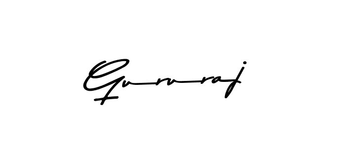 Design your own signature with our free online signature maker. With this signature software, you can create a handwritten (Asem Kandis PERSONAL USE) signature for name Gururaj. Gururaj signature style 9 images and pictures png