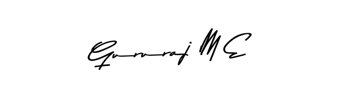 Also You can easily find your signature by using the search form. We will create Gururaj M E name handwritten signature images for you free of cost using Asem Kandis PERSONAL USE sign style. Gururaj M E signature style 9 images and pictures png