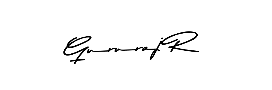 Gururaj R stylish signature style. Best Handwritten Sign (Asem Kandis PERSONAL USE) for my name. Handwritten Signature Collection Ideas for my name Gururaj R. Gururaj R signature style 9 images and pictures png