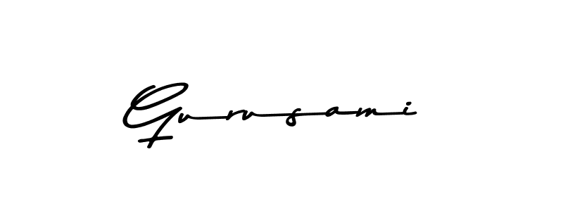 How to make Gurusami name signature. Use Asem Kandis PERSONAL USE style for creating short signs online. This is the latest handwritten sign. Gurusami signature style 9 images and pictures png