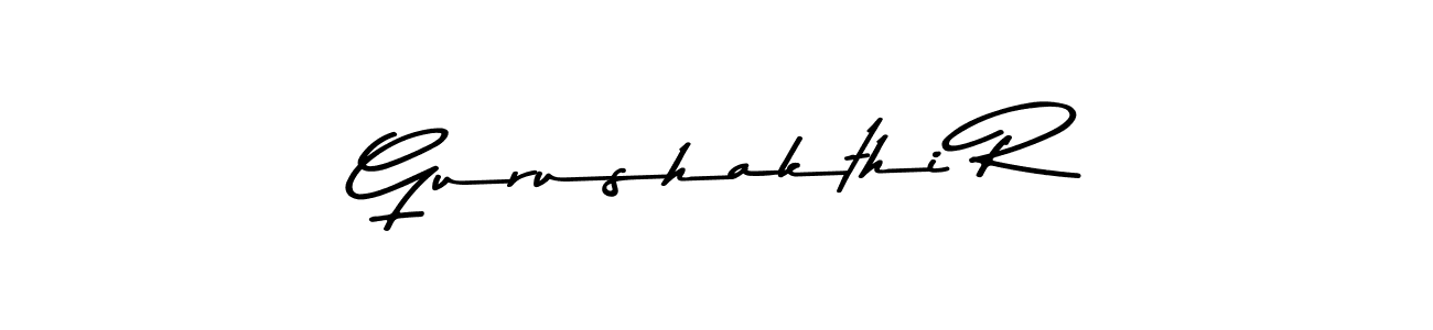 The best way (Asem Kandis PERSONAL USE) to make a short signature is to pick only two or three words in your name. The name Gurushakthi R include a total of six letters. For converting this name. Gurushakthi R signature style 9 images and pictures png