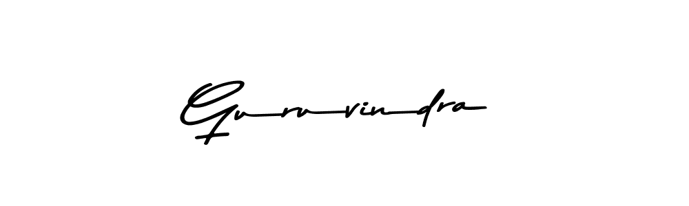 How to make Guruvindra signature? Asem Kandis PERSONAL USE is a professional autograph style. Create handwritten signature for Guruvindra name. Guruvindra signature style 9 images and pictures png