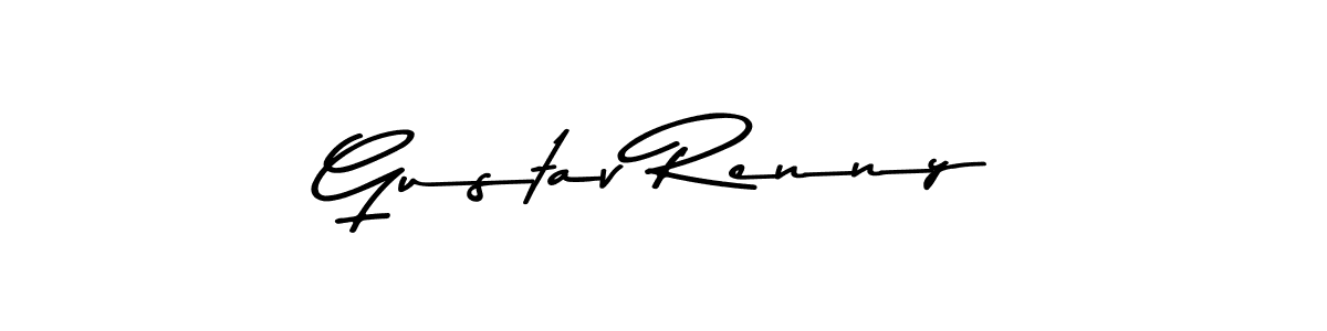 Make a beautiful signature design for name Gustav Renny. Use this online signature maker to create a handwritten signature for free. Gustav Renny signature style 9 images and pictures png