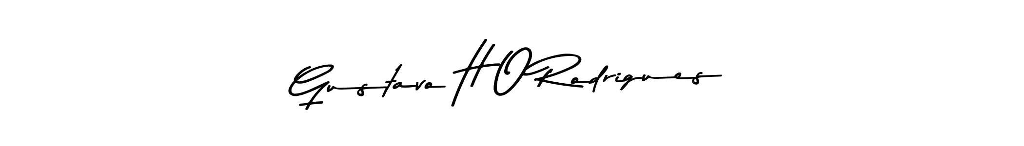 The best way (Asem Kandis PERSONAL USE) to make a short signature is to pick only two or three words in your name. The name Gustavo H O Rodrigues include a total of six letters. For converting this name. Gustavo H O Rodrigues signature style 9 images and pictures png