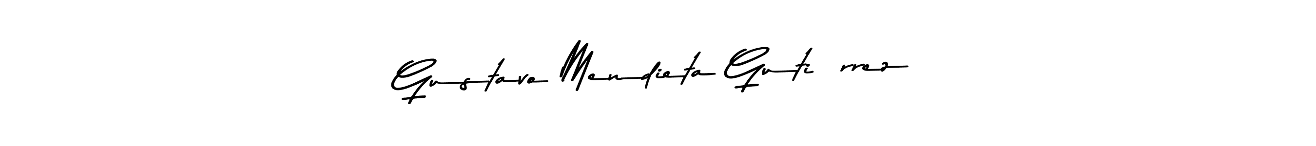 Gustavo Mendieta Gutiérrez stylish signature style. Best Handwritten Sign (Asem Kandis PERSONAL USE) for my name. Handwritten Signature Collection Ideas for my name Gustavo Mendieta Gutiérrez. Gustavo Mendieta Gutiérrez signature style 9 images and pictures png