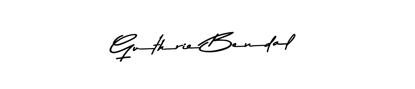 Also You can easily find your signature by using the search form. We will create Guthrie Bendal name handwritten signature images for you free of cost using Asem Kandis PERSONAL USE sign style. Guthrie Bendal signature style 9 images and pictures png